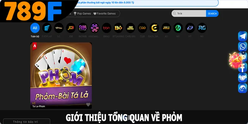 Giới thiệu tổng quan về Phỏm